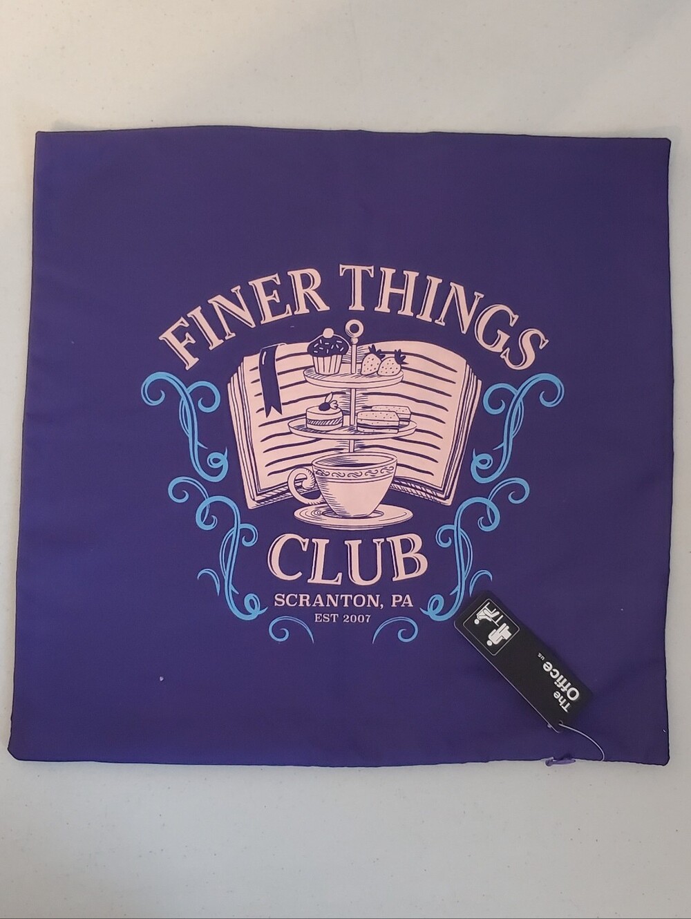 Finer Things Club - Decorative Purple Pillow Cover - Small Cushion Cover